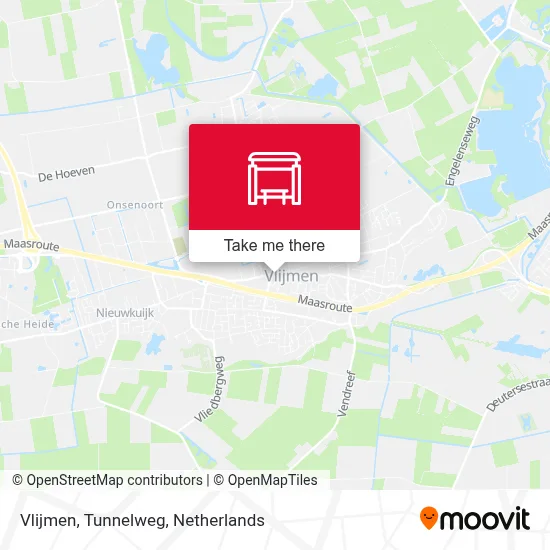 Vlijmen, Tunnelweg map