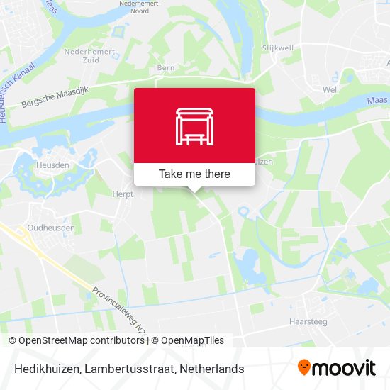 Hedikhuizen, Lambertusstraat map
