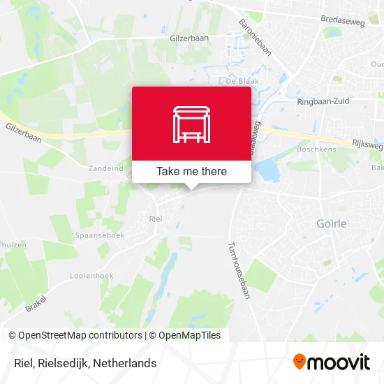 Riel, Rielsedijk map