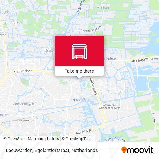 Leeuwarden, Egelantierstraat map
