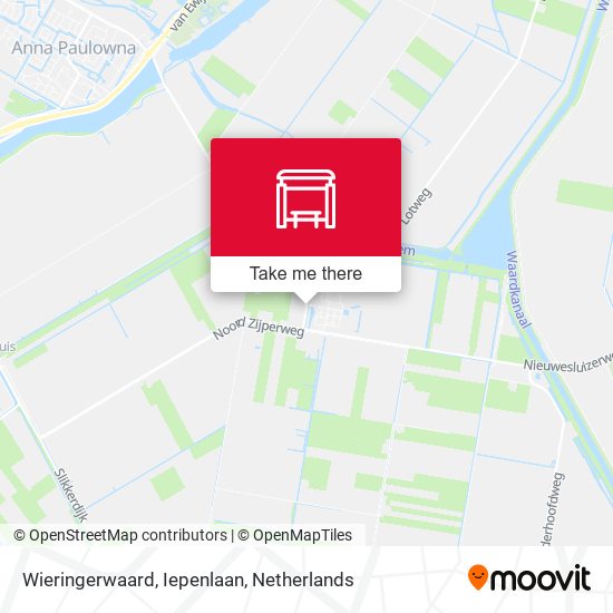 Wieringerwaard, Iepenlaan map