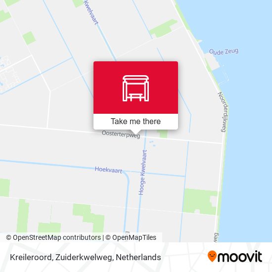 Kreileroord, Zuiderkwelweg map