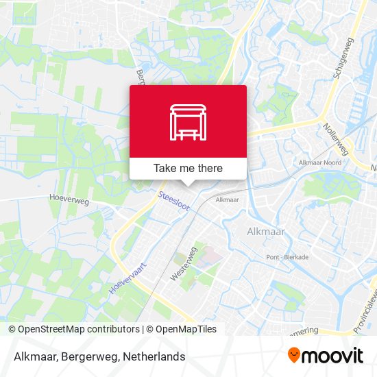 Alkmaar, Bergerweg Karte