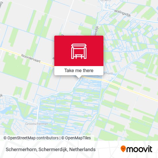 Schermerhorn, Schermerdijk map