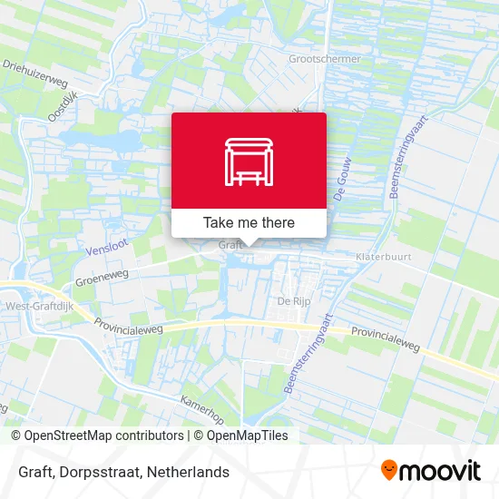 Graft, Dorpsstraat map
