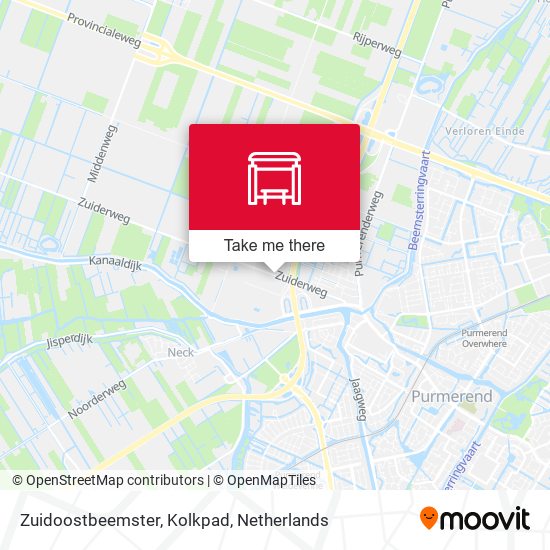 Zuidoostbeemster, Kolkpad map