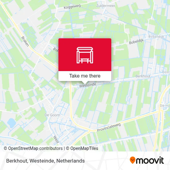 Berkhout, Westeinde map