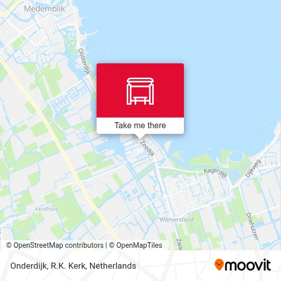 Onderdijk, R.K. Kerk map