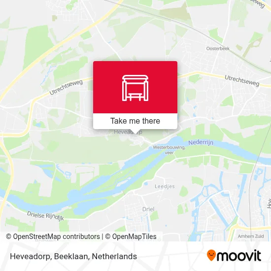 Heveadorp, Beeklaan map