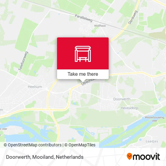 Doorwerth, Mooiland map