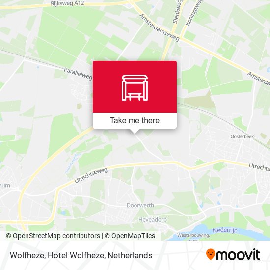 Wolfheze, Hotel  Wolfheze map