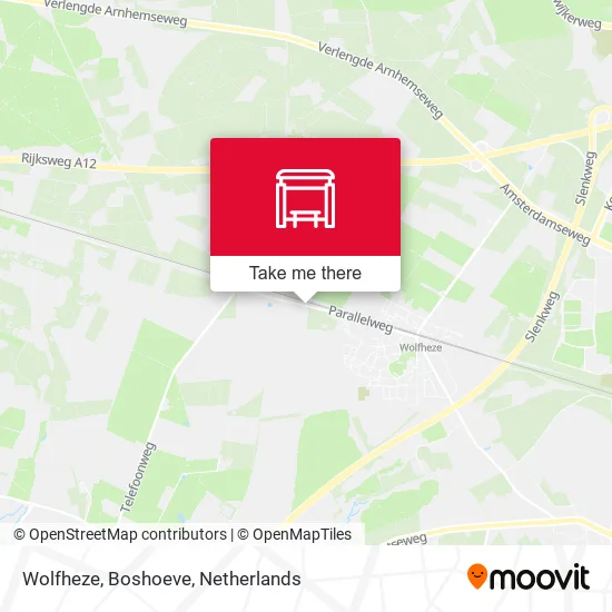 Wolfheze, Boshoeve map