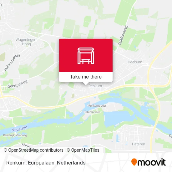 Renkum, Europalaan map