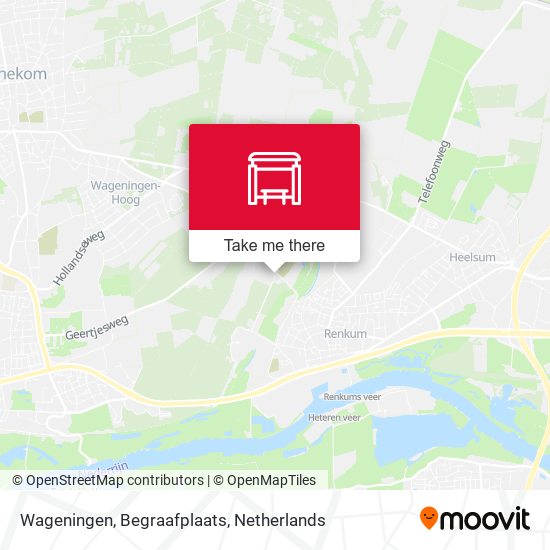 Wageningen, Begraafplaats map