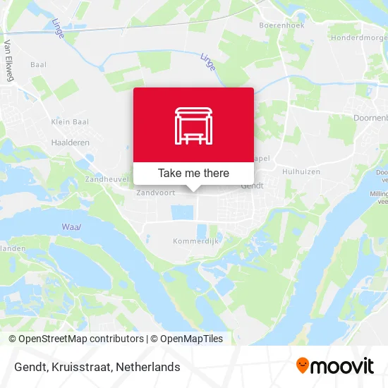 Gendt, Kruisstraat map