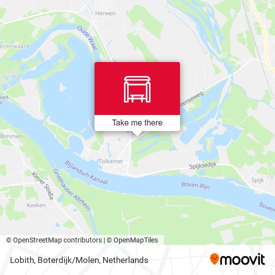 Lobith, Boterdijk/Molen map