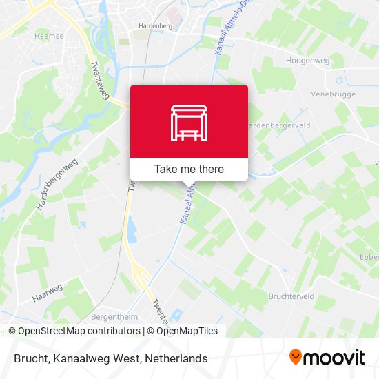 Brucht, Kanaalweg West map