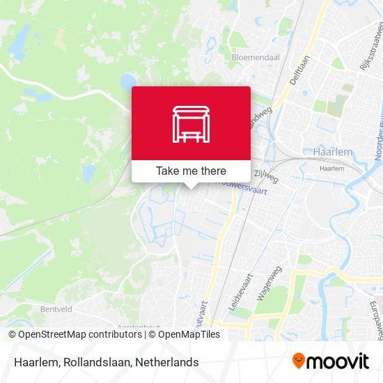 Haarlem, Rollandslaan Karte