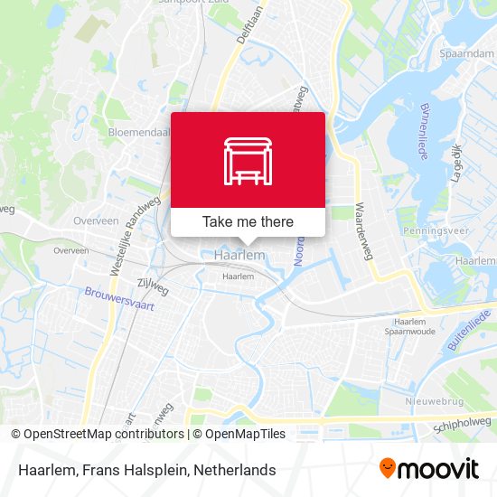 Haarlem, Frans Halsplein map