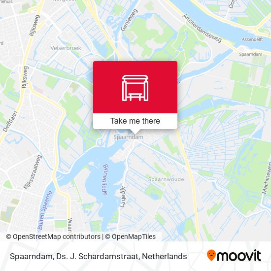 Spaarndam, Ds. J. Schardamstraat map
