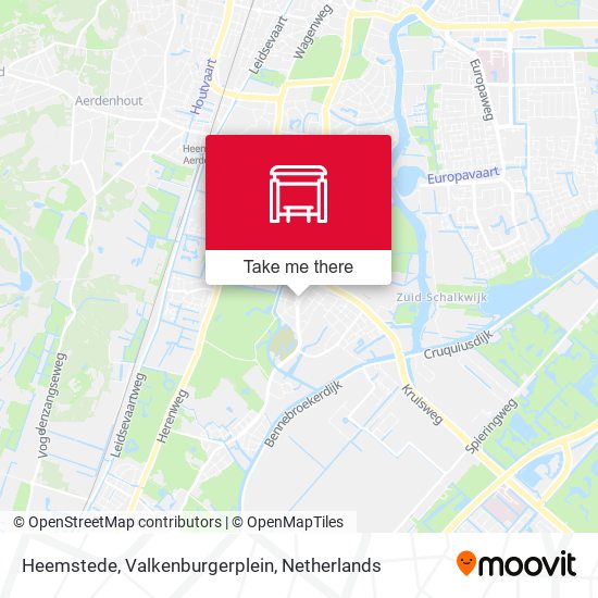 Heemstede, Valkenburgerplein map