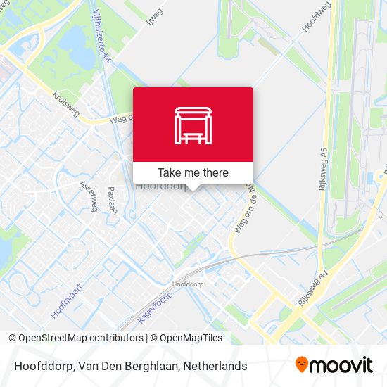 Hoofddorp, Van Den Berghlaan map