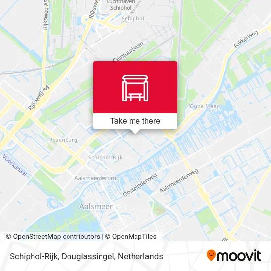 Schiphol-Rijk, Douglassingel map