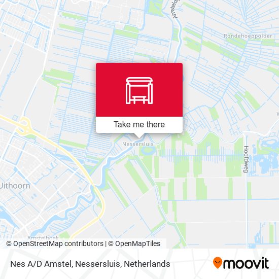 Nes A/D Amstel, Nessersluis map