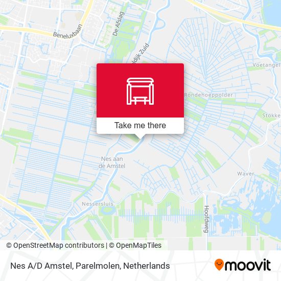 Nes A/D Amstel, Parelmolen map