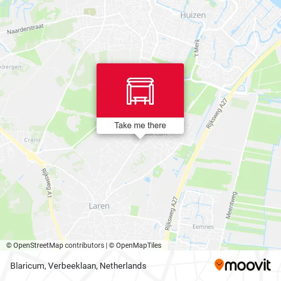 Blaricum, Verbeeklaan map