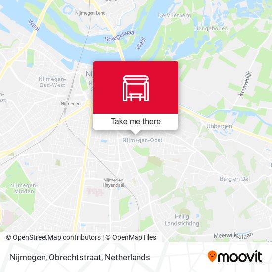 Nijmegen, Obrechtstraat map