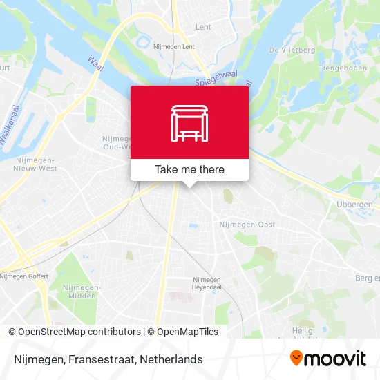 Nijmegen, Fransestraat map