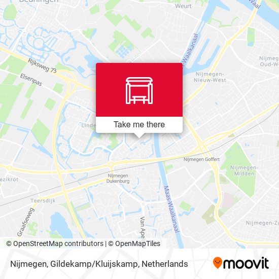 Nijmegen, Gildekamp/Kluijskamp map