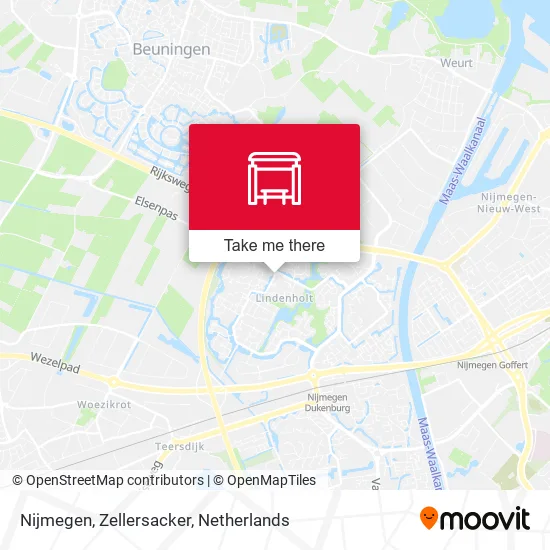 Nijmegen, Zellersacker map