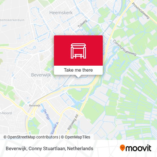 Beverwijk, Conny Stuartlaan map