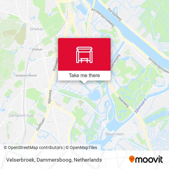 Velserbroek, Dammersboog map