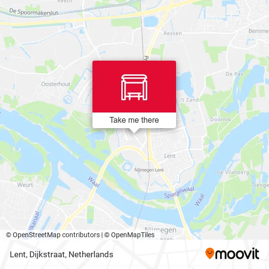 Lent, Dijkstraat map