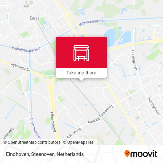 Eindhoven, Steenoven Karte