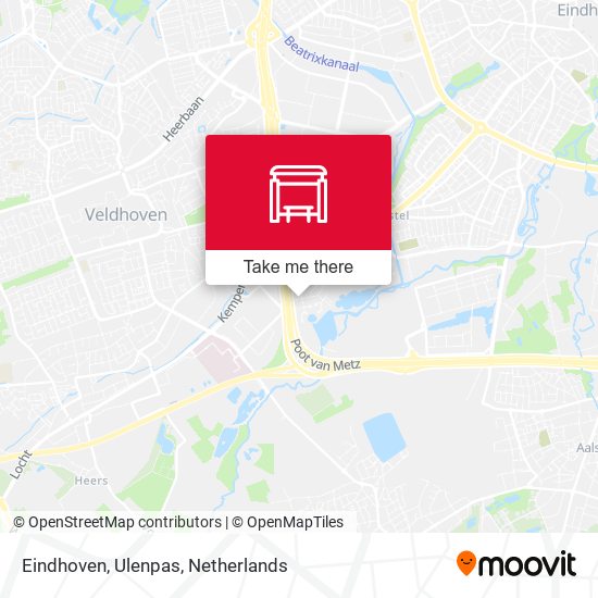 Eindhoven, Ulenpas Karte