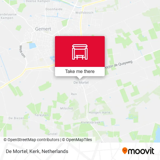 De Mortel, Kerk map