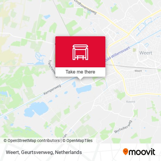 Weert, Geurtsvenweg Karte