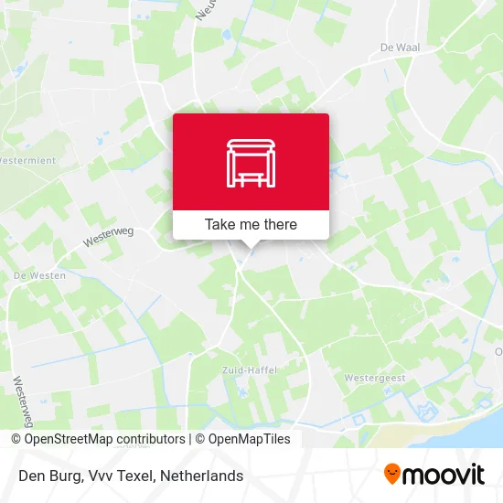 Den Burg, Vvv Texel Karte