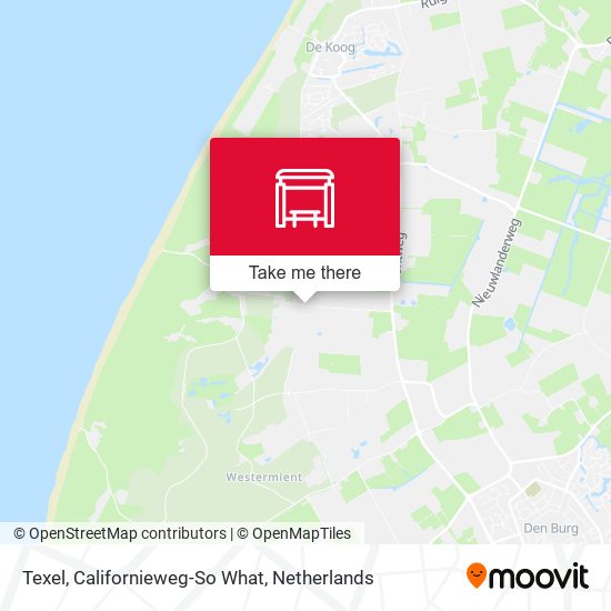 Texel, Californieweg-So What map
