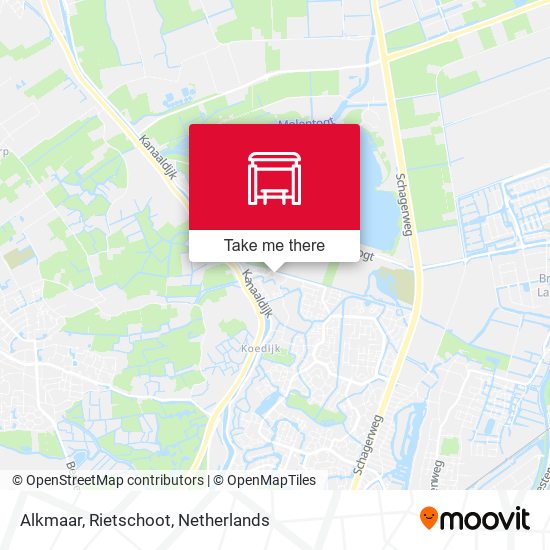 Alkmaar, Rietschoot Karte