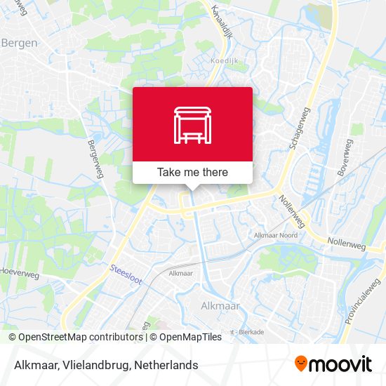 Alkmaar, Vlielandbrug Karte