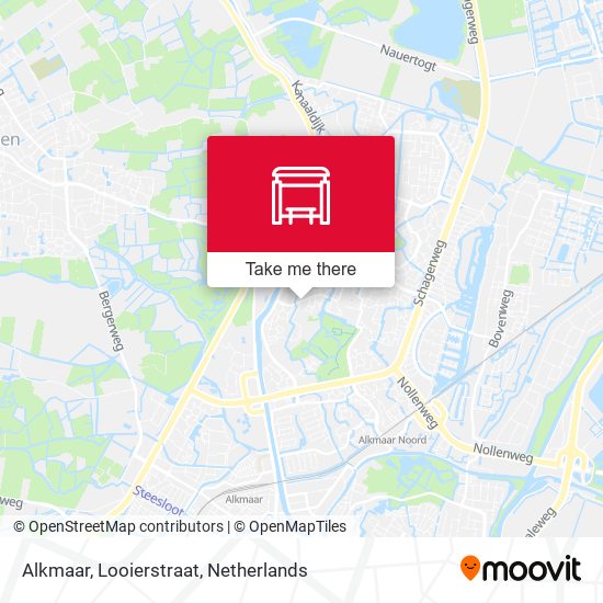 Alkmaar, Looierstraat map