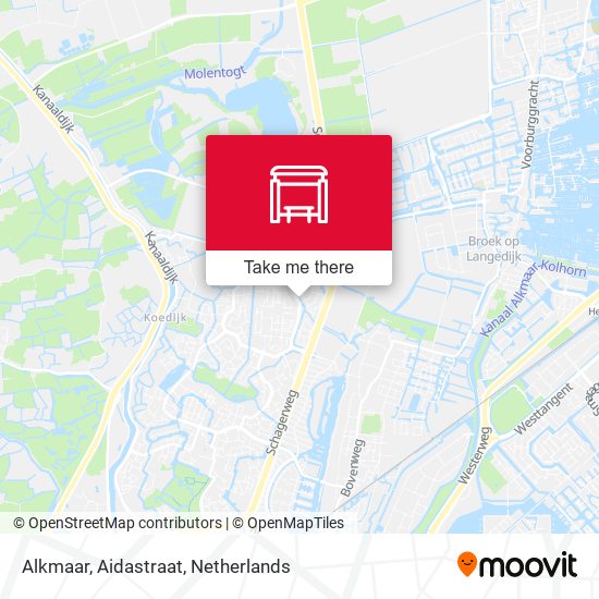 Alkmaar, Aidastraat map