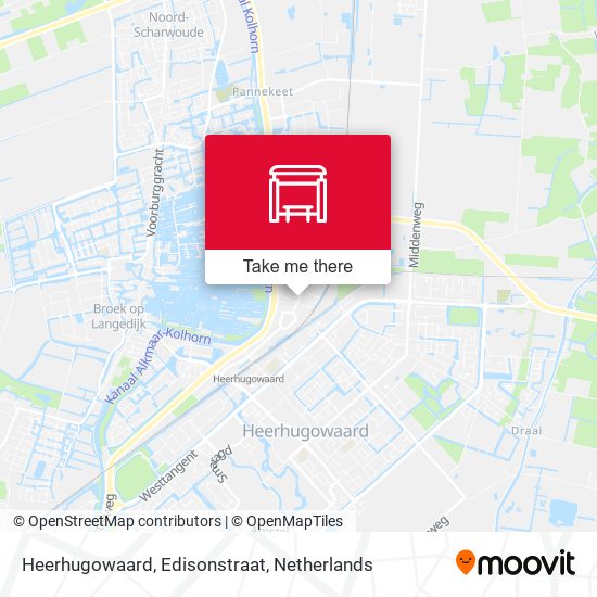 Heerhugowaard, Edisonstraat map