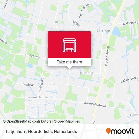 Tuitjenhorn, Noorderlicht map