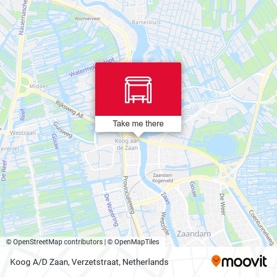 Koog A/D Zaan, Verzetstraat map